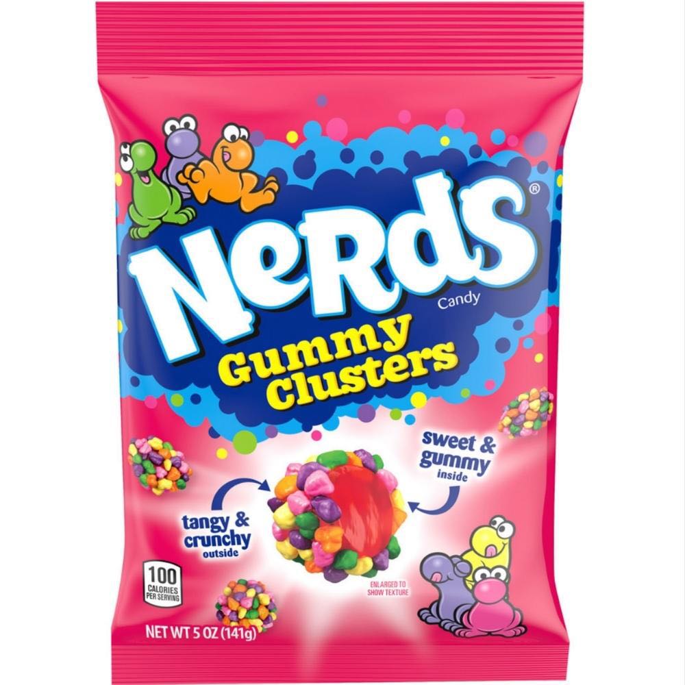 Nerds Gummy Cluster Peg Bag 5oz