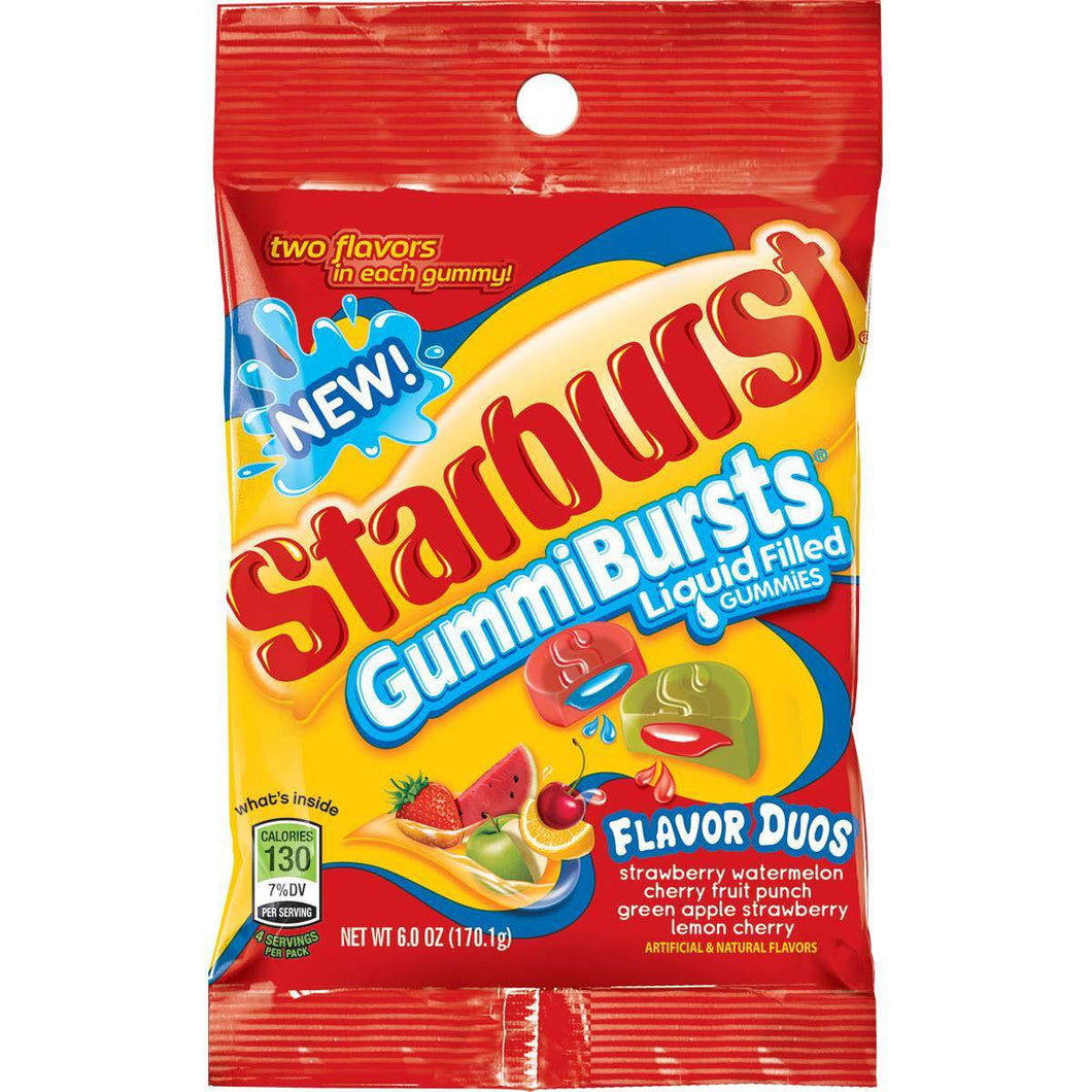 Starburst Gummibursts Peg Bag 6oz