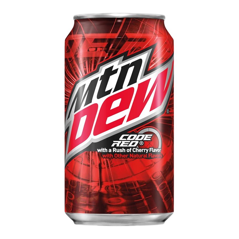 Mountain Dew Code Red Can