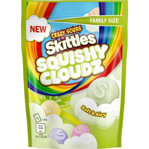 Skittles Clouds Crazy Sours Family Size
