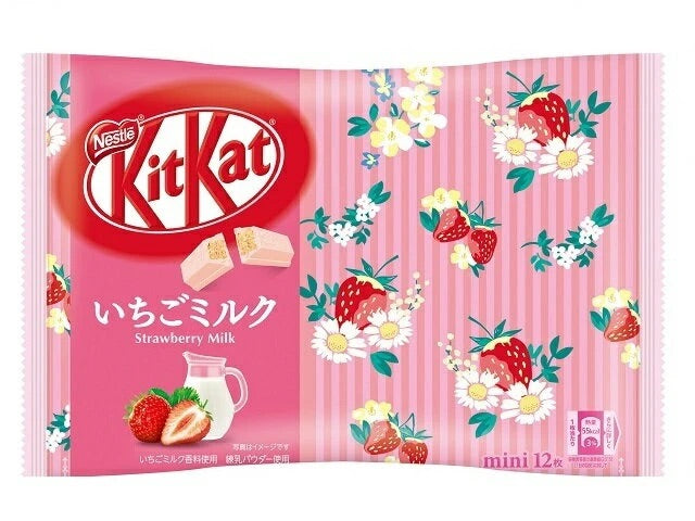 Strawberry Milk KitKat Mini